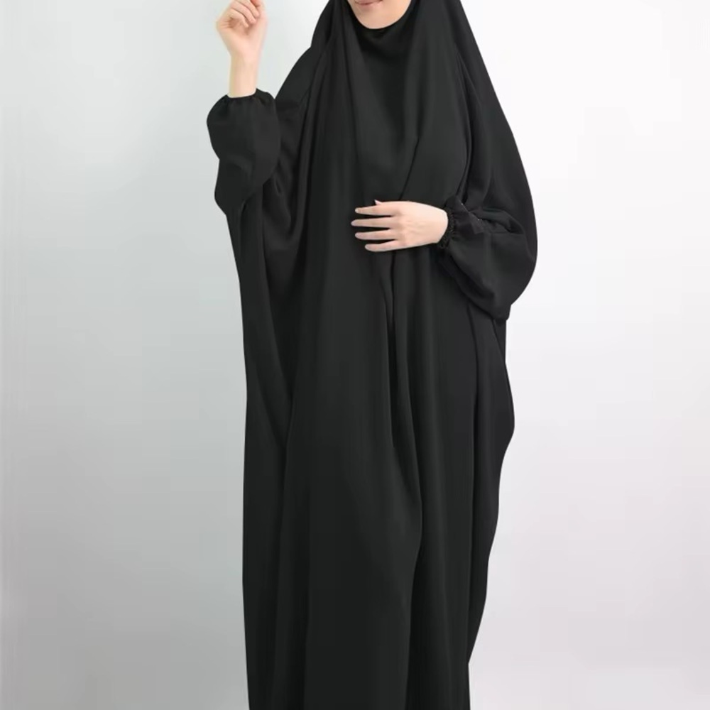 One piece overhead khimar abaya dress Muslim prayer dress Islamic jilbab